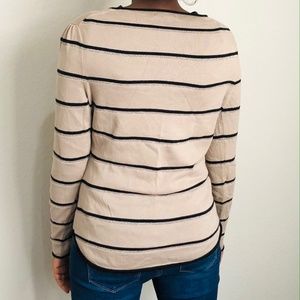 Tan, Gold & Black Banana Republic Womens Sweater M